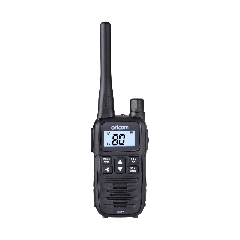 ORICOM UHF1400 1 Watt Handheld UHF CB Radio Twin Pack