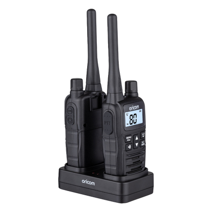 ORICOM UHF2400 2 Watt Handheld UHF CB Radio Twin Pack