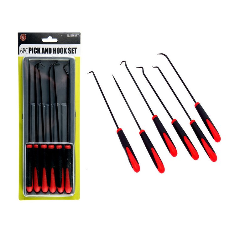 Crevice Pick and Hook Set for Gold Prospecting - 6pc