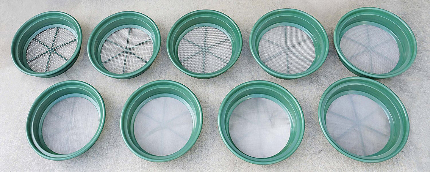 Sifting Pan Set - 9pc (1/2" - 1/100")