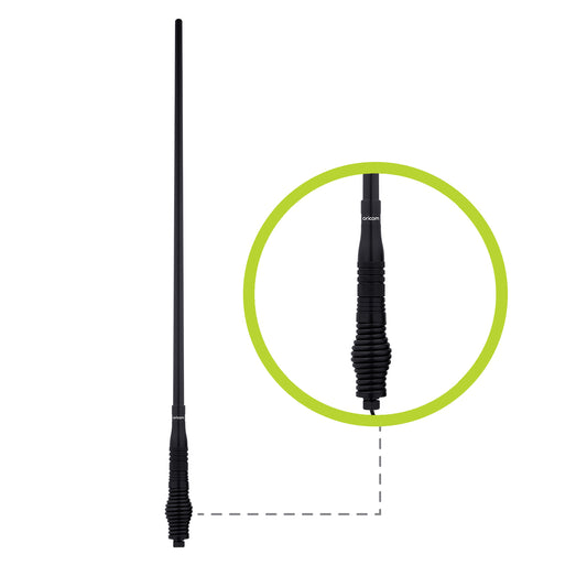 ORICOM ANU900 6.5dBi UHF CB Antenna with Large Barrel Spring base