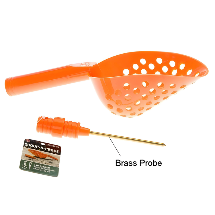 Scoop-N-Probe 14" Sand Scoop and Brass Probe