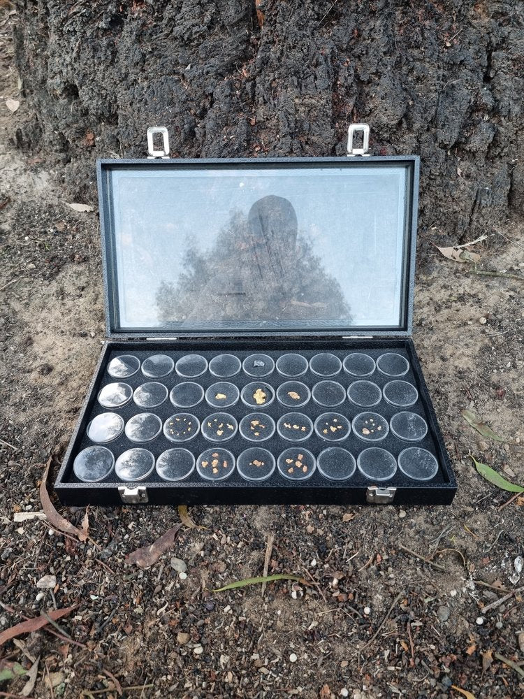 Glass Top Jewelry Display Box with Metal Latch