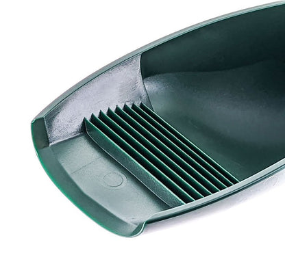 12.5" Riffled Prospector's Scoop - Green