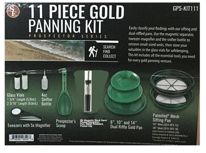 Gold Panning Kit - 11pc