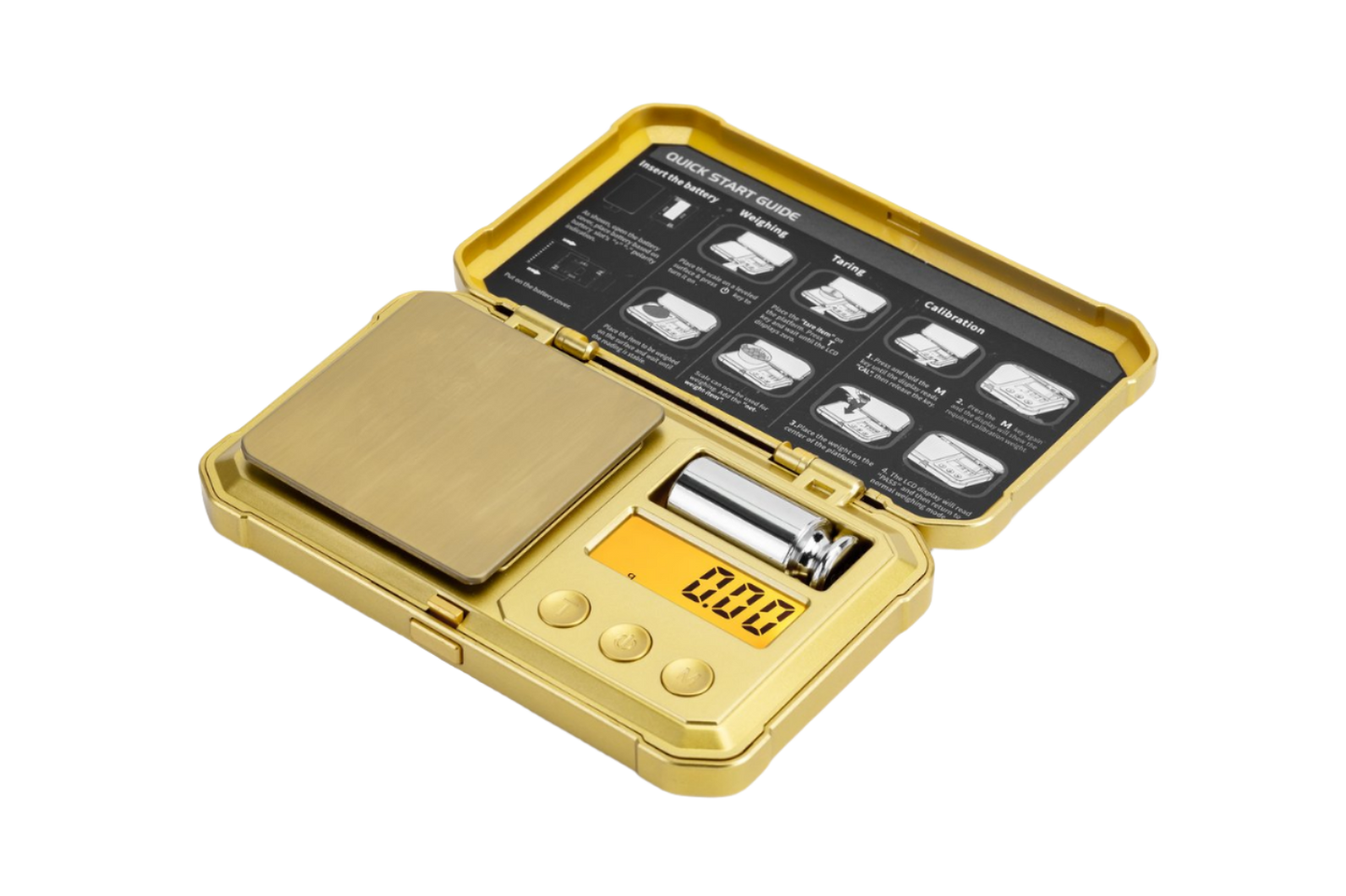 Fuzion - Special Edition - Gold Skull Digital Pocket Scale - 0.01 grams x 200 grams